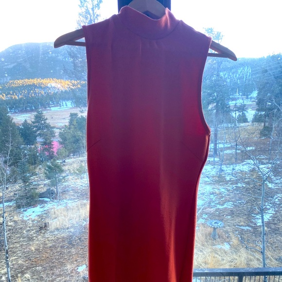 Adorable orange cocktail dress - Picture 2 of 2